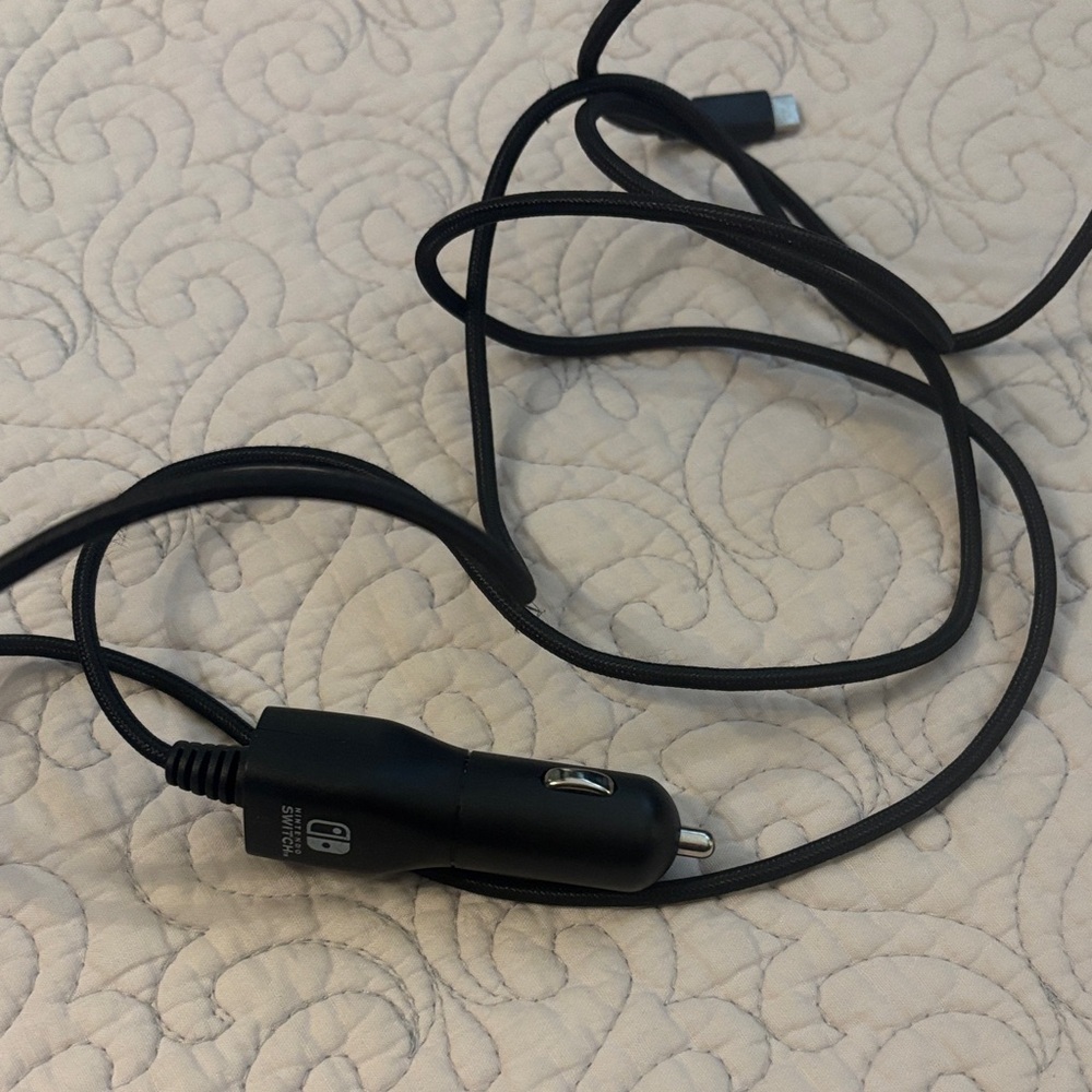 Nintendo Black Car Charger for Switch